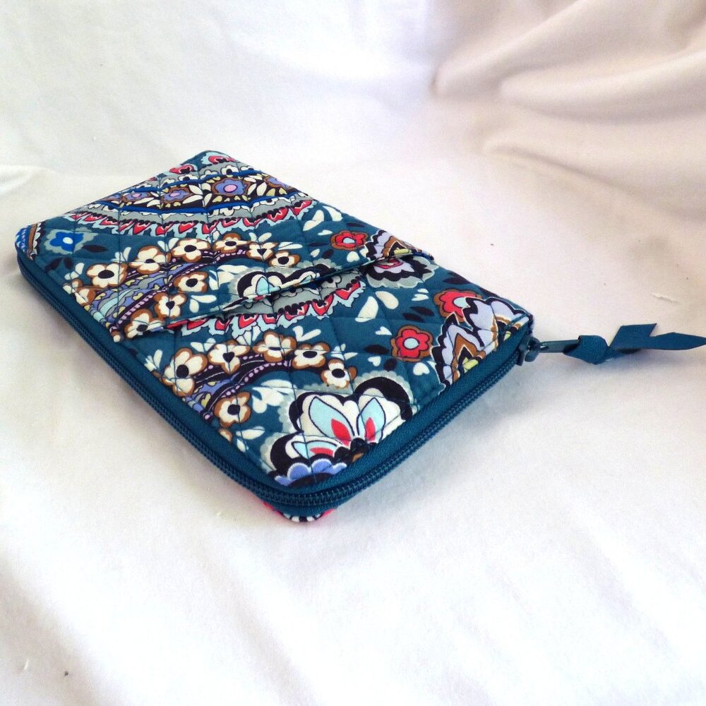 Vera Bradley Family Travel Wallet Haymarket Paisley Jewel NWOT